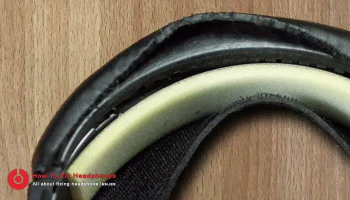 fix broken headphone band cushion